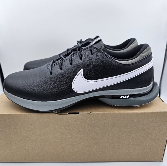 Size 13 Wide - Nike Air Zoom Victory Tour 3 Low Black Golf Shoes Box Without Lid